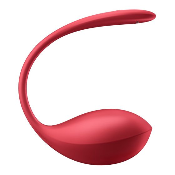 Satisfyer Shiny Petal vibrációs tojás, vezeték nélküli távirányítóval (piros) (APP-os)