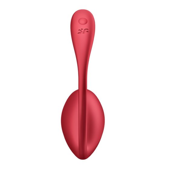 Satisfyer Shiny Petal vibrációs tojás, vezeték nélküli távirányítóval (piros) (APP-os)