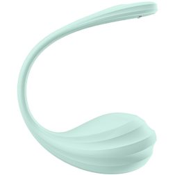   Satisfyer Smooth Petal vibrációs tojás (világoszöld) (APP-os)