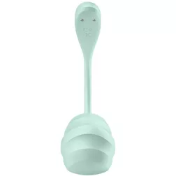   Satisfyer Smooth Petal vibrációs tojás (világoszöld) (APP-os)