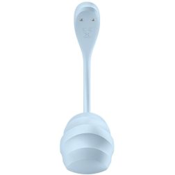 Satisfyer Smooth Petal vibrációs tojás (kék) (APP-os)