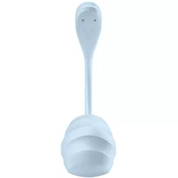 Satisfyer Smooth Petal vibrációs tojás (kék) (APP-os)