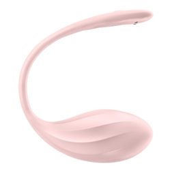   Satisfyer Ribbed Petal vibrációs tojás, vezeték nélküli távirányítóval (pink) (APP-os)