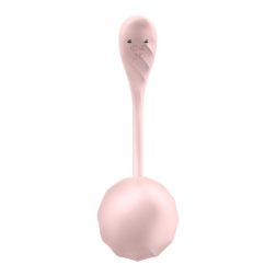   Satisfyer Ribbed Petal vibrációs tojás, vezeték nélküli távirányítóval (pink) (APP-os)
