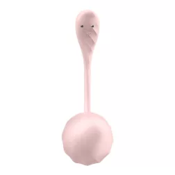   Satisfyer Ribbed Petal vibrációs tojás, vezeték nélküli távirányítóval (pink) (APP-os)
