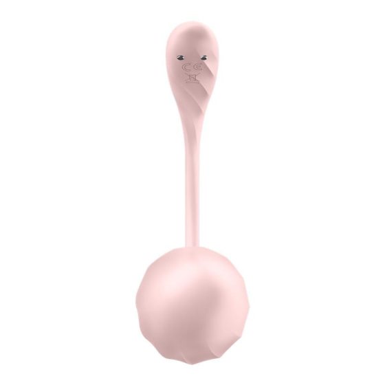 Satisfyer Ribbed Petal vibrációs tojás, vezeték nélküli távirányítóval (pink) (APP-os)