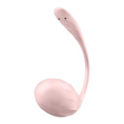   Satisfyer Ribbed Petal vibrációs tojás, vezeték nélküli távirányítóval (pink) (APP-os)