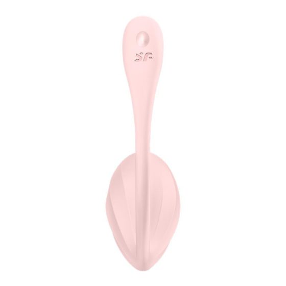 Satisfyer Ribbed Petal vibrációs tojás, vezeték nélküli távirányítóval (pink) (APP-os)