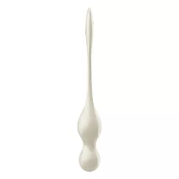   Satisfyer Love Birds 1 vibrációs gésagolyó páros (fehér) (APP-os)
