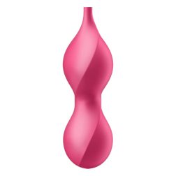   Satisfyer Love Birds 2 vibrációs gésagolyó páros, távirányítóval (pink) (APP-os)