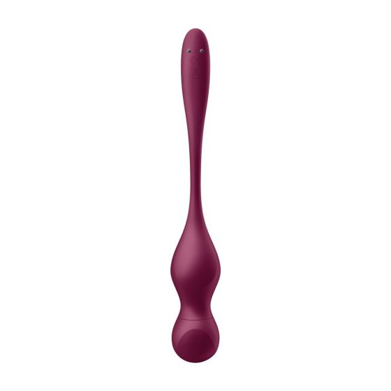 Satisfyer Love Birds Vary variálható vibrációs gésagolyó páros, távirányítóval (piros) (APP-os)