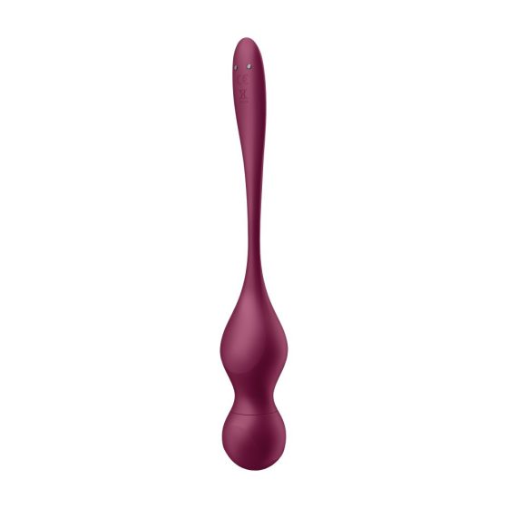 Satisfyer Love Birds Vary variálható vibrációs gésagolyó páros, távirányítóval (piros) (APP-os)