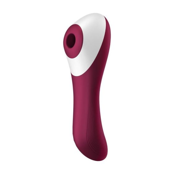 Satisfyer Dual Crush vibrátor, légullámos csiklóizgatóval (APP-os)