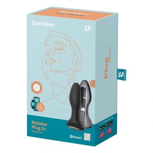 Satisfyer Rotator Plug 2+ análvibrátor, a szárán forgó gyöngysorral (fekete) (APP-os) Satisfyer Rotator Plug 2+ análvibrátor, a szárán forgó gyöngysorral (fekete) (APP-os)
