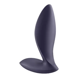 Satisfyer – Power Plug análvibrátor (szürke) (APP-os)