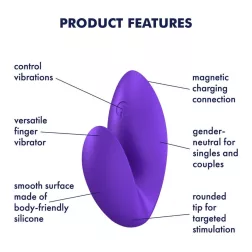 Satisfyer Love Riot minivibrátor (kék)
