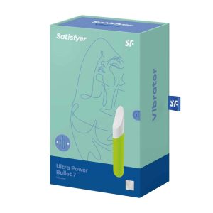 Satisfyer Ultra Power Bullet 7. akkumulátoros minivibrátor (zöld)