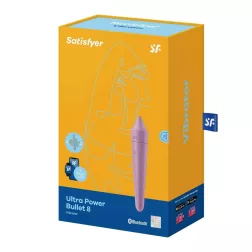   Satisfyer Ultra Power Bullet 8. akkumulátoros vibrátor (lila) (APP-os)