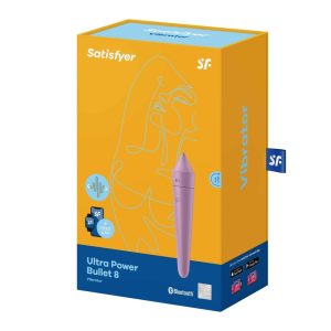 Satisfyer Ultra Power Bullet 8. akkumulátoros vibrátor (lila) (APP-os)