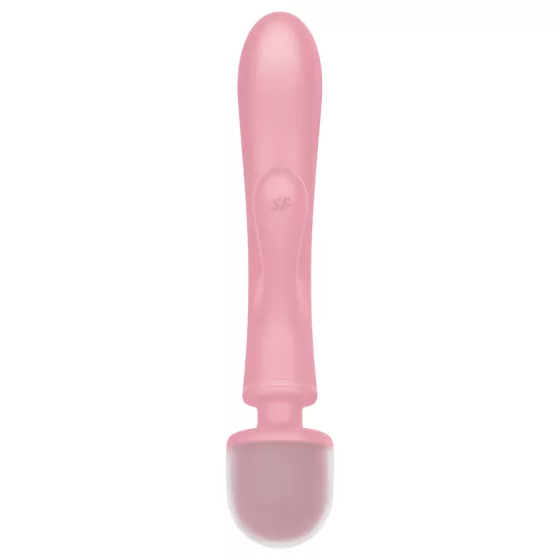 Satisfyer Triple Lover három motoros, klitoriszágas vibrátor és masszírozó (rózsaszín)