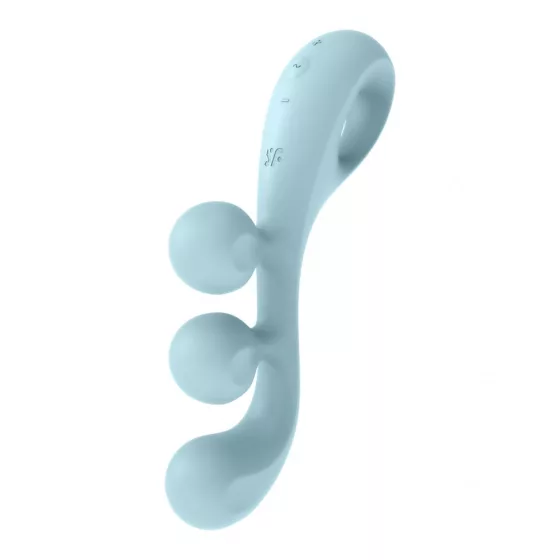 Satisfyer Tri Ball 2. három motoros, flexibilis vibrátor (kék)