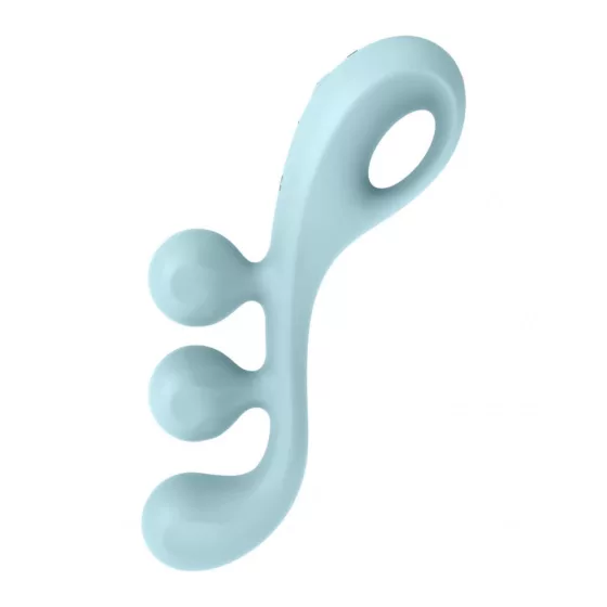Satisfyer Tri Ball 2. három motoros, flexibilis vibrátor (kék)