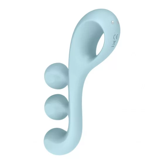 Satisfyer Tri Ball 2. három motoros, flexibilis vibrátor (kék)