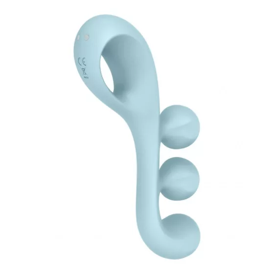 Satisfyer Tri Ball 2. három motoros, flexibilis vibrátor (kék)