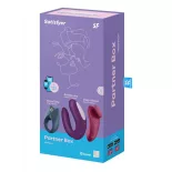   Satisfyer Partner Box 3. alsóba helyezhető vibrátor, párvibrátor és péniszgyűrű szett