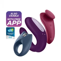   Satisfyer Partner Box 3. alsóba helyezhető vibrátor, párvibrátor és péniszgyűrű szett