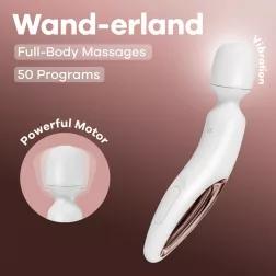   Satisfyer – Wand-erland masszírozógép (fehér-rózsaarany)