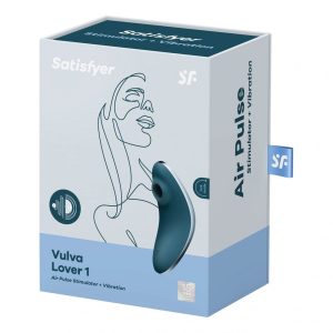 Satisfyer Vulva Lover 1. léghullámos csiklóizgató, vibrációval (kék) Satisfyer Vulva Lover 1. léghullámos csiklóizgató, vibrációval (kék)