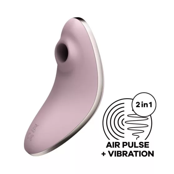 Satisfyer Vulva Lover 1. léghullámos csiklóizgató, vibrációval (lila)