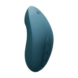   Satisfyer Vulva Lover 2. léghullámos csiklóizgató, vibrációval (kék)