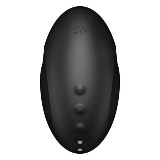 Satisfyer Vulva Lover 3. léghullámos csiklóizgató, vibrációval (fekete)