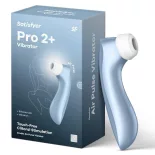   Satisfyer – Pro 2 + léghullámos csiklóizgató, vibrációval (kék).