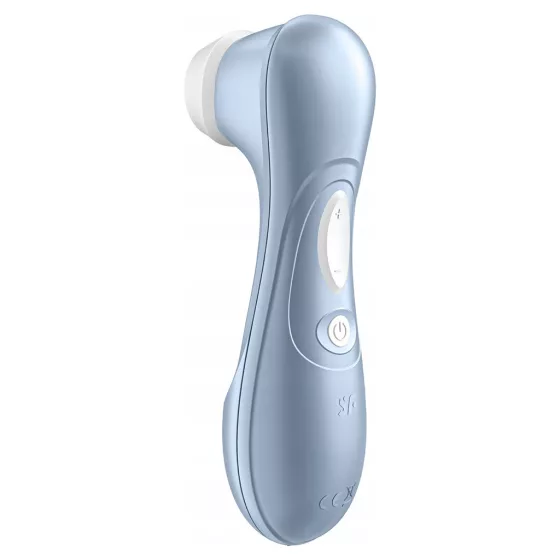 Satisfyer – Pro 2 + léghullámos csiklóizgató, vibrációval (kék).