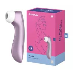   Satisfyer – Pro 2 + léghullámos csiklóizgató, vibrációval (lila)