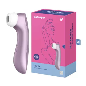 Satisfyer – Pro 2 + léghullámos csiklóizgató, vibrációval (lila)