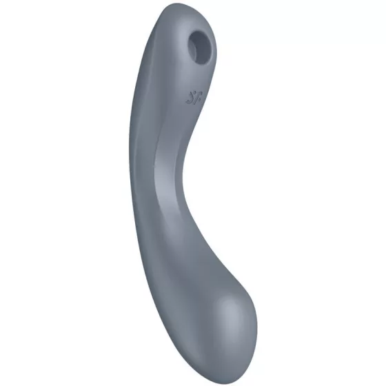 Satisfyer Curvy Trinity 1. vibrátor, léghullámos csiklóizgatóval (szürke)