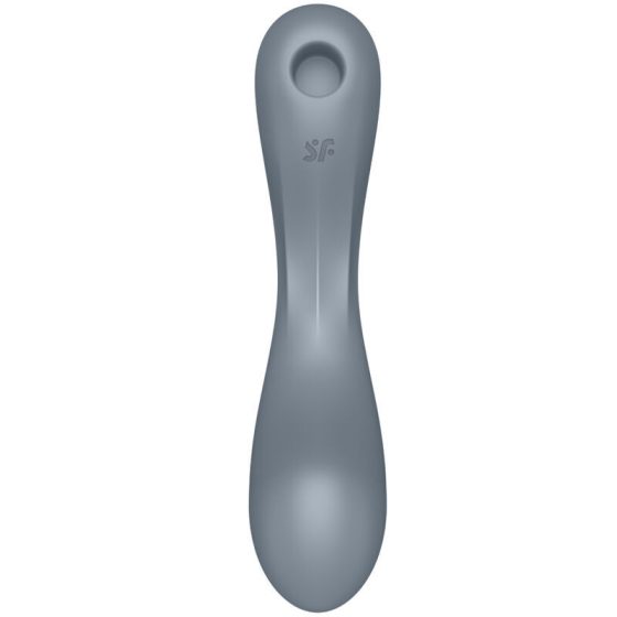 Satisfyer Curvy Trinity 1. vibrátor, léghullámos csiklóizgatóval (szürke).