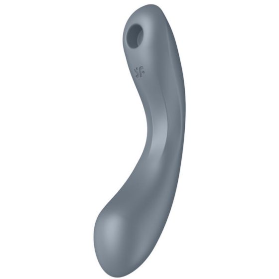 Satisfyer Curvy Trinity 1. vibrátor, léghullámos csiklóizgatóval (szürke).