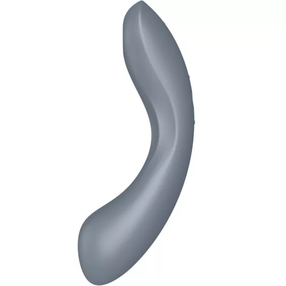 Satisfyer Curvy Trinity 1. vibrátor, léghullámos csiklóizgatóval (szürke)