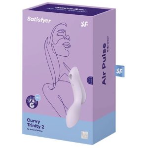 Satisfyer Curvy Trinity 2. vibrátor, léghullámos csiklóizgatóval (lila) Satisfyer Curvy Trinity 2. vibrátor, léghullámos csiklóizgatóval (lila)