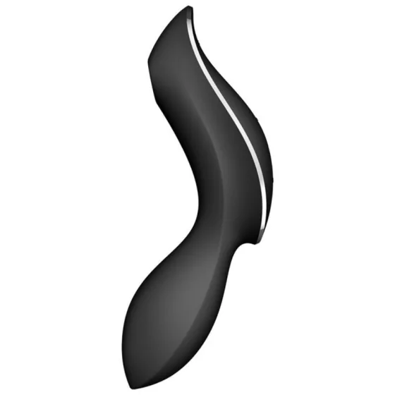Satisfyer – Curvy Trinity 2. vibrátor léghullámos csiklóizgatóval (fekete)
