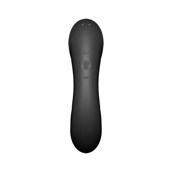 Satisfyer Curvy Trinity 4. vibrátor, léghullámos csiklóizgatóval (fekete)