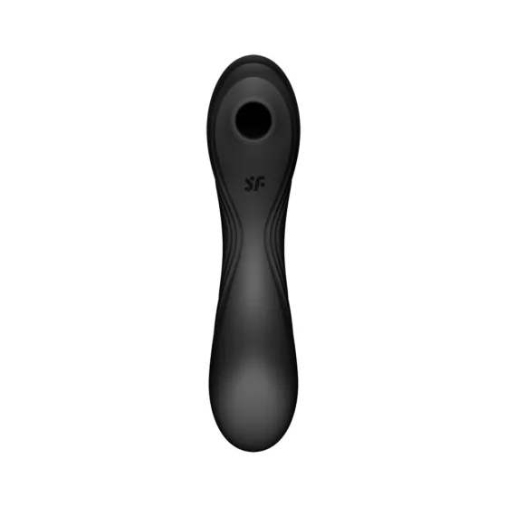 Satisfyer Curvy Trinity 4. vibrátor, léghullámos csiklóizgatóval (fekete)