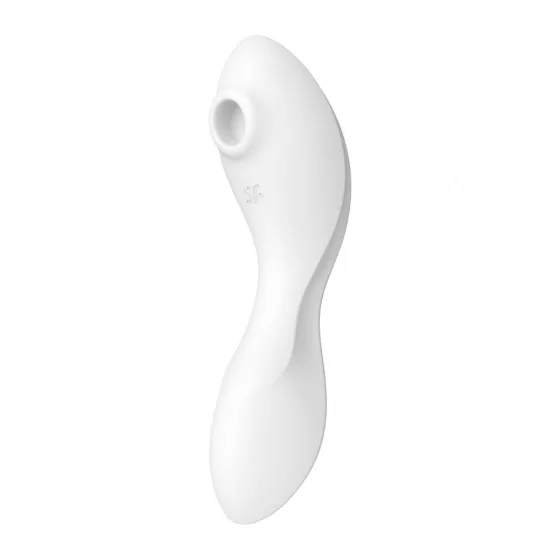 Satisfyer – Curvy Trinity 5. vibrátor léghullámos csiklóizgatóval (fehér) (APP-os)