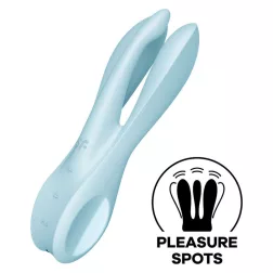 Satisfyer – Threesome 1 csiklóvibrátor (kék).