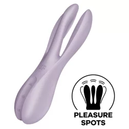 Satisfyer – Threesome 2 csiklóvibrátor (lila).